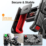 Joyroom 2024 Bike Phone Holder  One-Hand Operation Bicycle Motorcycle Phone Holder for 4.7-7" Mobile Phone Shockproof
