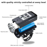 Light Sensation Bike Light 9 LED Bicycle Headlight Type-C Rechargeable Super Bright Bicycle Front Flashlight Mountain Bike Lamp