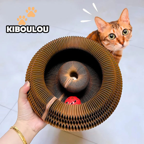 Griffoir pour Chat Carton avec Cloche