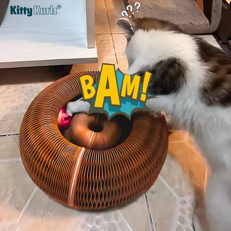 Griffoir pour Chat Carton avec Cloche