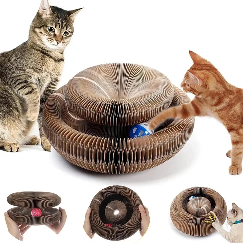 Griffoir pour Chat Carton avec Cloche -70%