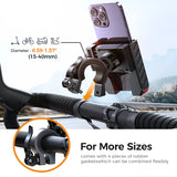 Joyroom 2024 Bike Phone Holder  One-Hand Operation Bicycle Motorcycle Phone Holder for 4.7-7" Mobile Phone Shockproof