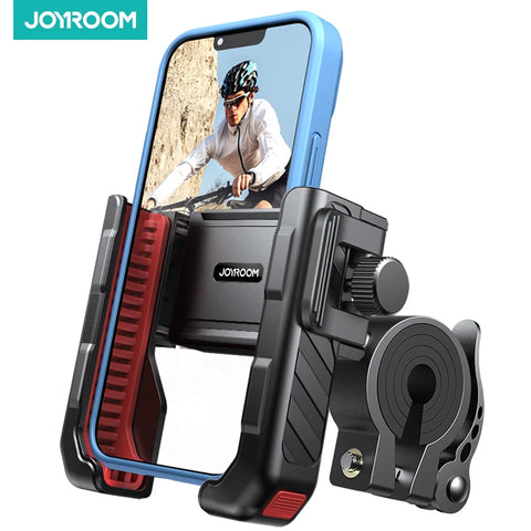 Joyroom 2024 Bike Phone Holder  One-Hand Operation Bicycle Motorcycle Phone Holder for 4.7-7" Mobile Phone Shockproof