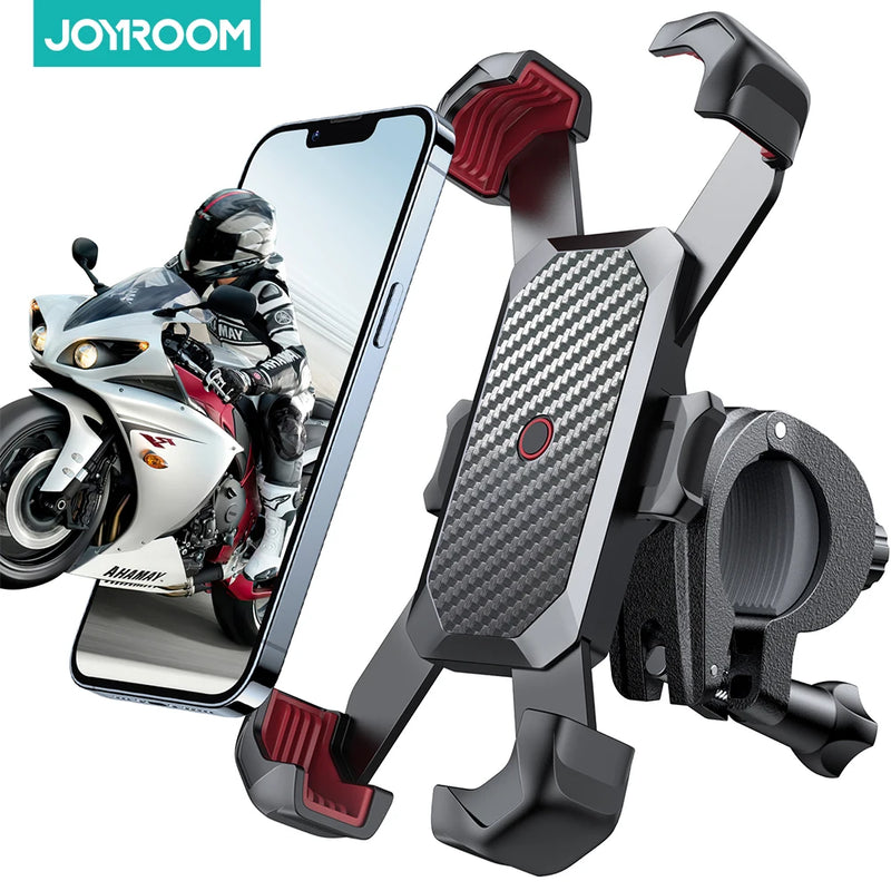 Joyroom Bike Phone Holder 360° View  Bicycle Phone Holder for 4.7-7 Inch Mobile Phone Stand Shockproof Bracket GPS Clip
