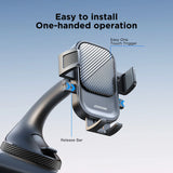 Joyroom Phone Holder Mount for Car Strong Suction Hands-Free  Cell Phone Mounts for Dashboard/Windshield 360° Rotation