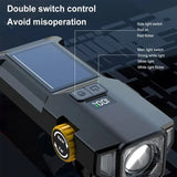 Bicycle Front Light 4000Mah Zoom Near/Far Bike Headlight Long Endurance Cycling Lights Solar Power Recharge Waterproof MTB Parts