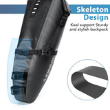 Bicycle Bag Waterproof 13L Large Capacity Bicycle Saddle Bag Bicycle Foldable Tail Bag Mountain Bike Road Luggage