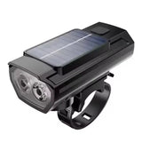 Bicycle Front Light 4000Mah Zoom Near/Far Bike Headlight Long Endurance Cycling Lights Solar Power Recharge Waterproof MTB Parts